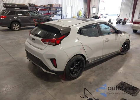 2019 Hyundai Veloster Turbo from USA, damaged, VIN KMHTH6AB4KU002754